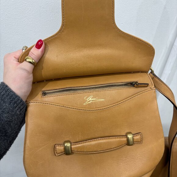 *RARE* 2003 Vintage Gucci Tan Long Shoulder Bag - Picture 3 of 11